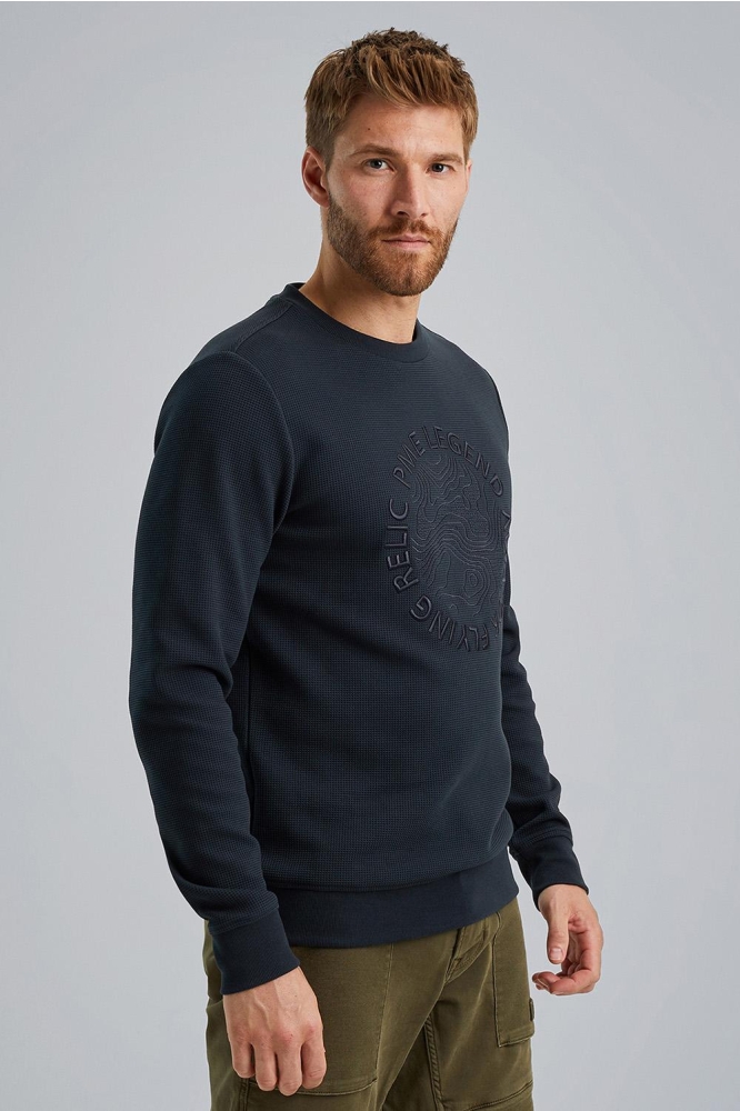 SWEATSHIRT WITH WAFFLE STRUCTURE PSW2408429 5281