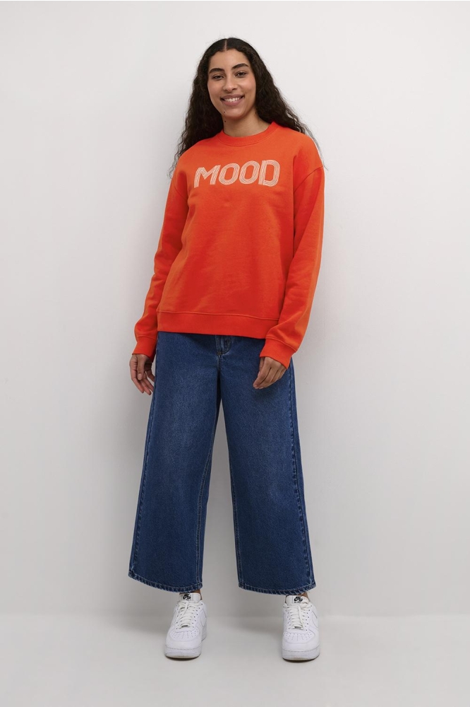 KAMOLLY SWEAT SHIRT 10509087 181664 FIERY RED