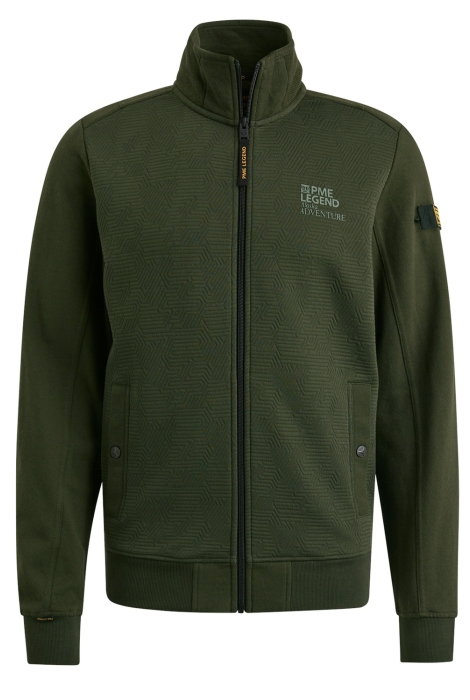 PME legend zip jacket jacquard interlock swea