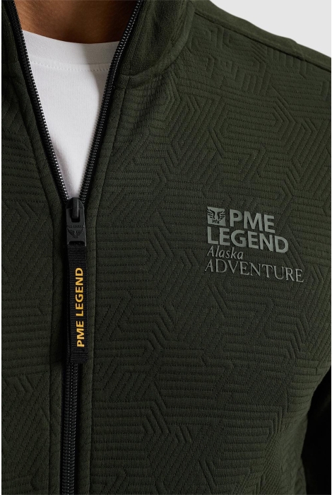 PME legend zip jacket jacquard interlock swea