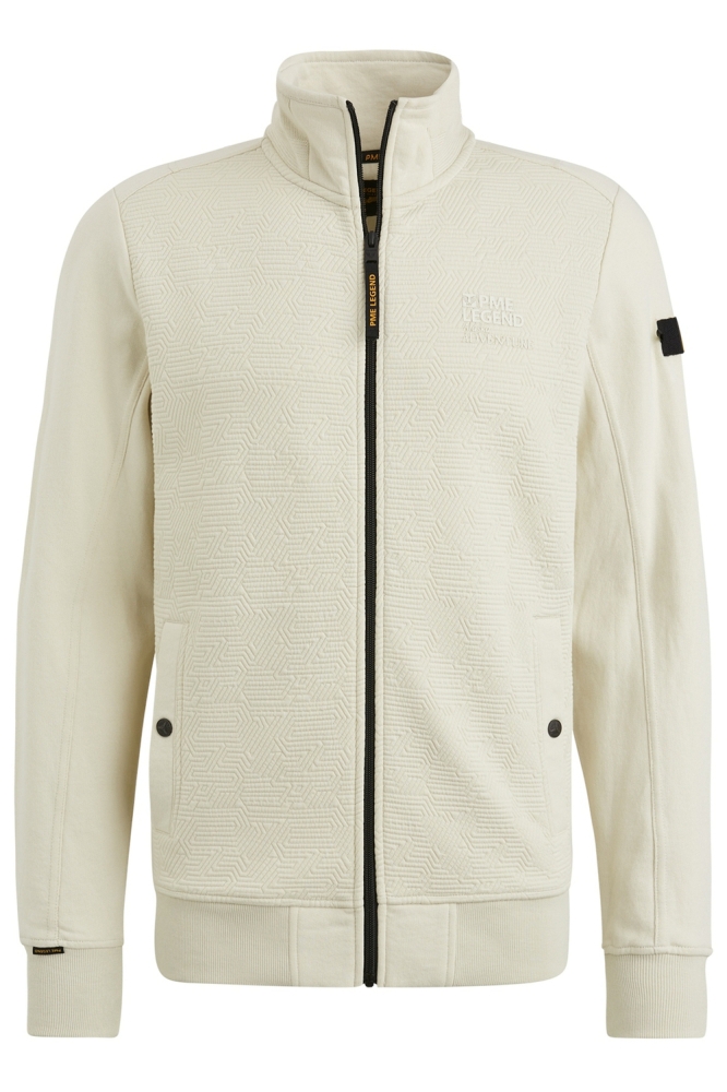 ZIP SWEAT JACKET PSW2408424 7013 BONE WHITE