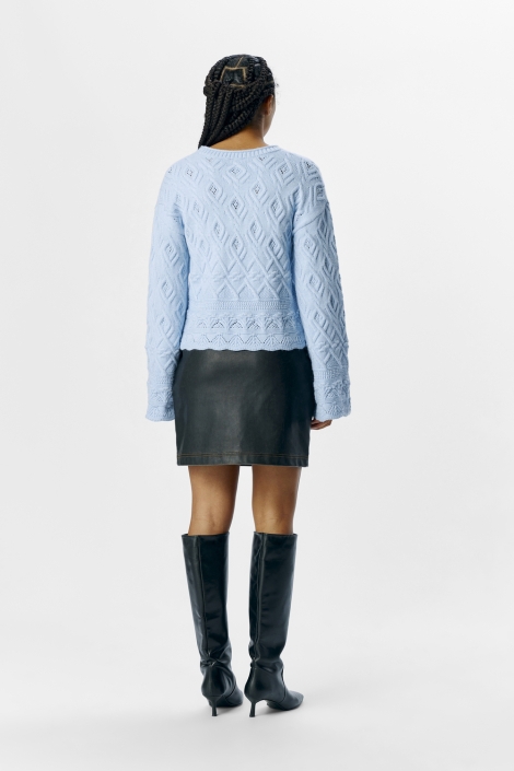 Object objalyssa lo l/s knit pullover 137