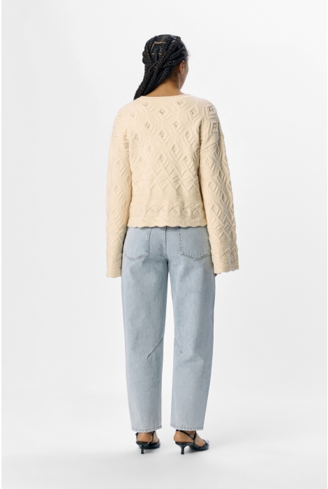 Object objalyssa lo l/s knit pullover 137