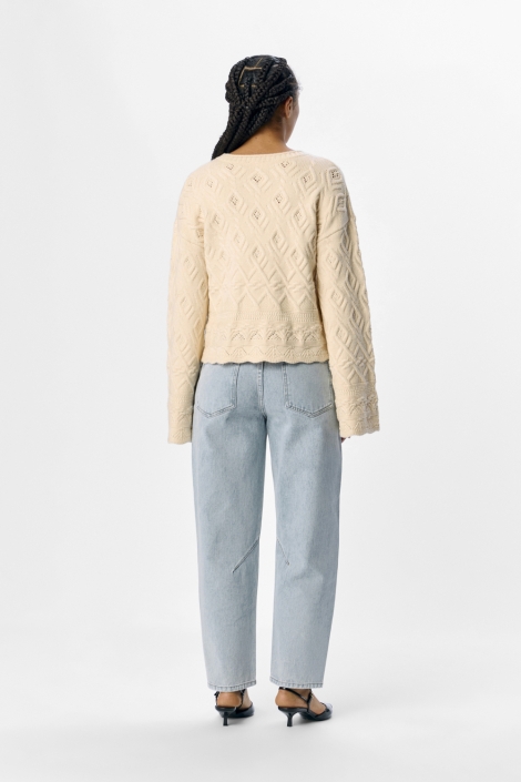 Object objalyssa lo l/s knit pullover 137