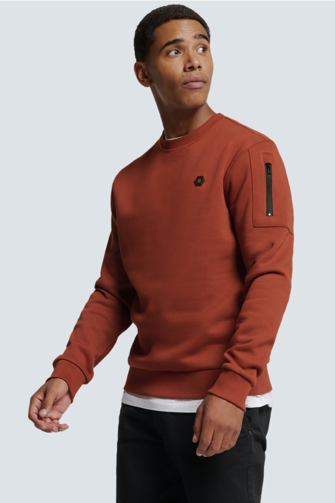 SWEATER MET LOGO 25130850 092 RUSTY