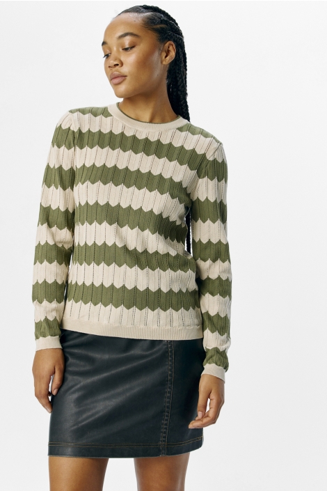 Object objebba l/s re knit pullover noos