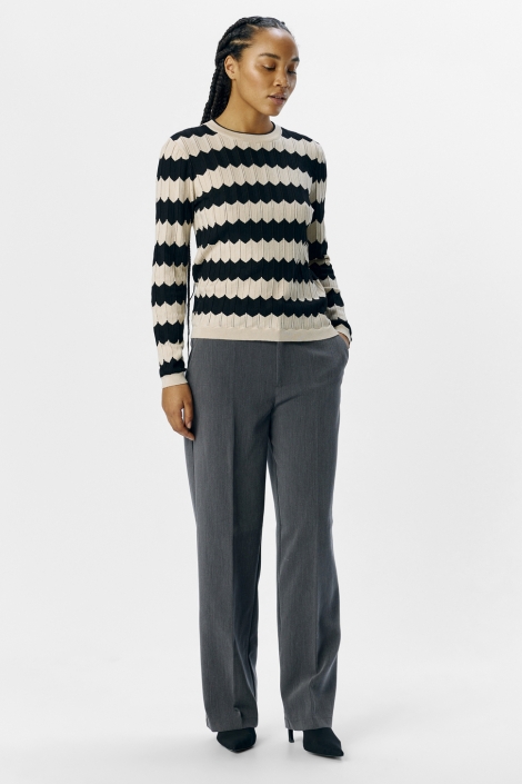 Object objebba l/s re knit pullover noos