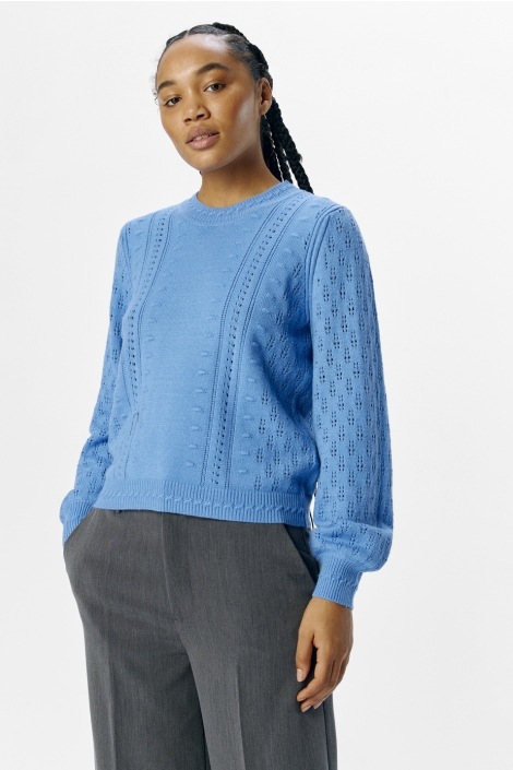 Object objinge l/s re o-neck knit noos