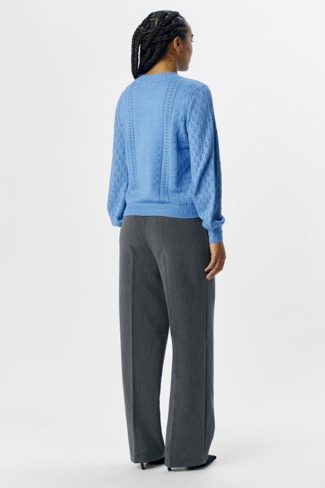 Object objinge l/s re o-neck knit noos