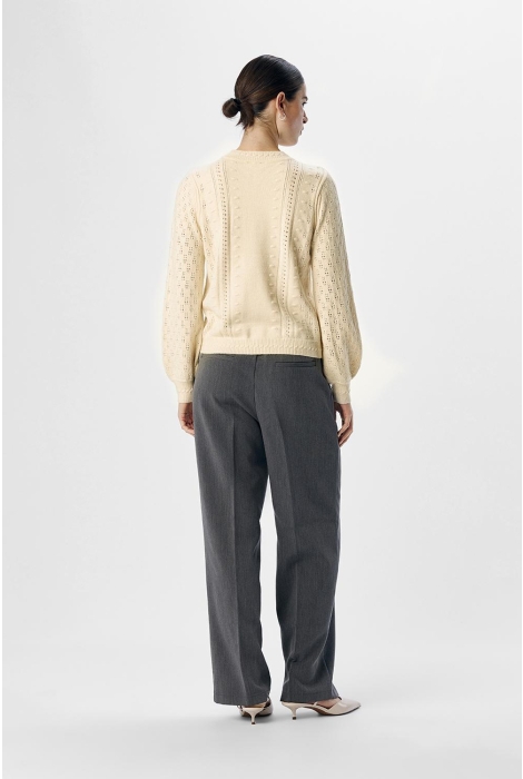 Object objinge l/s re o-neck knit noos