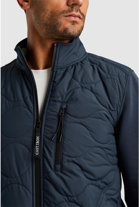 Cast Iron zip jacket interlock