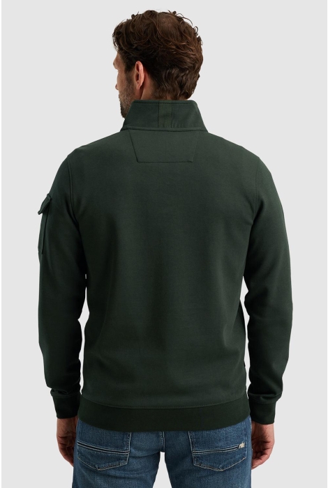 PME legend half zip collar interlock jersey