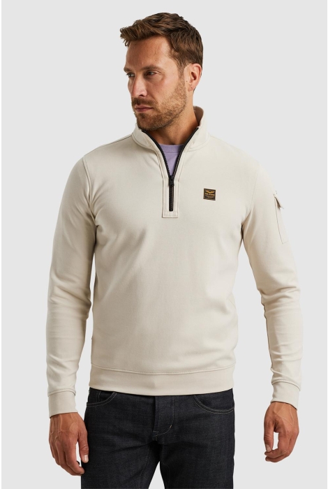 PME legend half zip collar interlock jersey