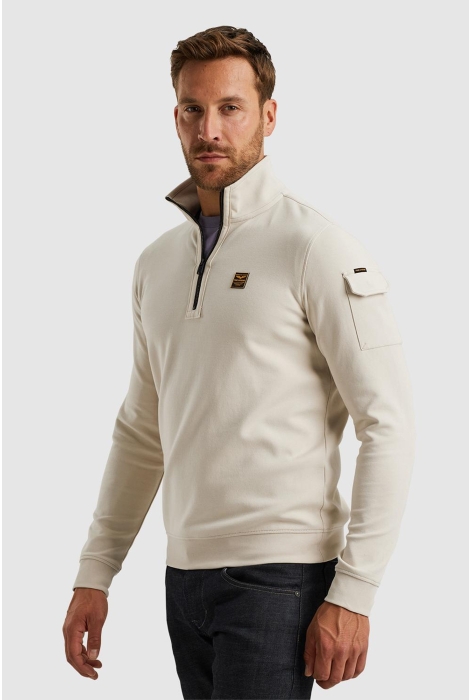 PME legend half zip collar interlock jersey