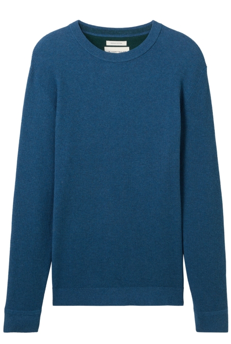 Tom Tailor structured crewneck knit