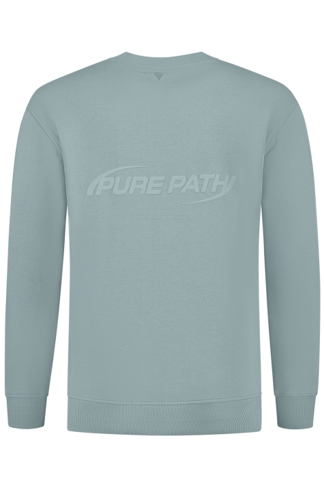 Pure Path loose fit sweaters crewneck ls