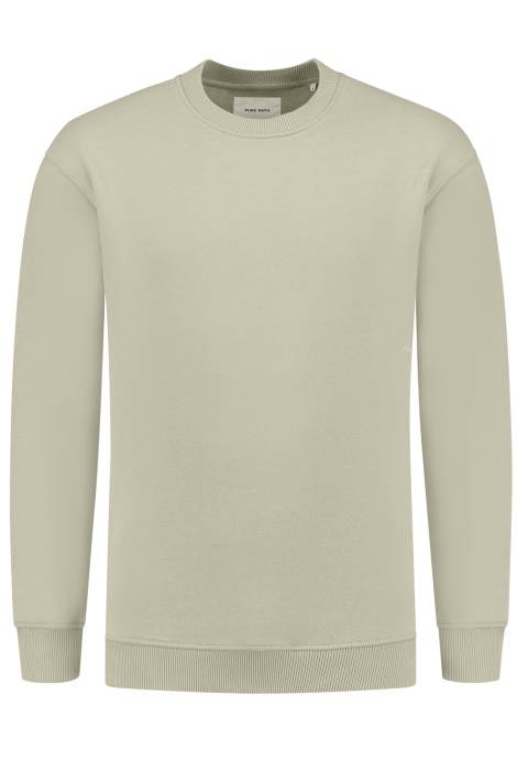 Pure Path loose fit sweaters crewneck ls