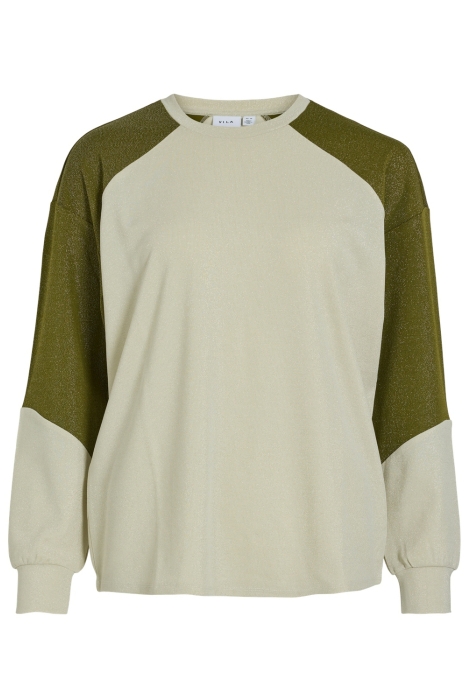 Vila vishimmer ls colorblock sweatshirt/