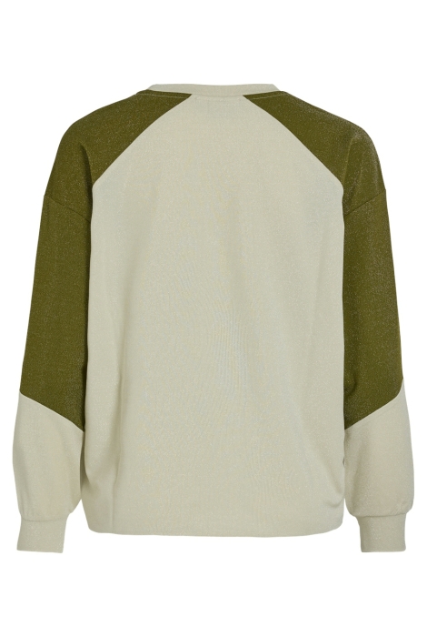 Vila vishimmer ls colorblock sweatshirt/