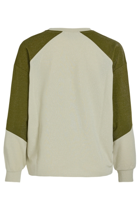 Vila vishimmer ls colorblock sweatshirt/