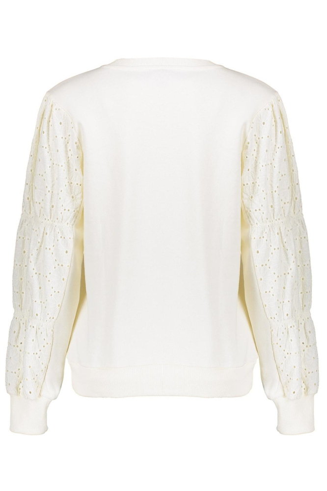 SWEATER MET BRODERIE 42608 41 Off-White