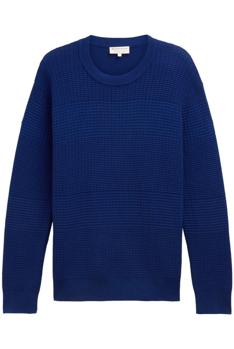 Tom Tailor structured crewneck knit