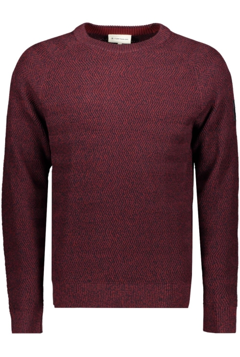 Tom Tailor multicolor crewneck knit