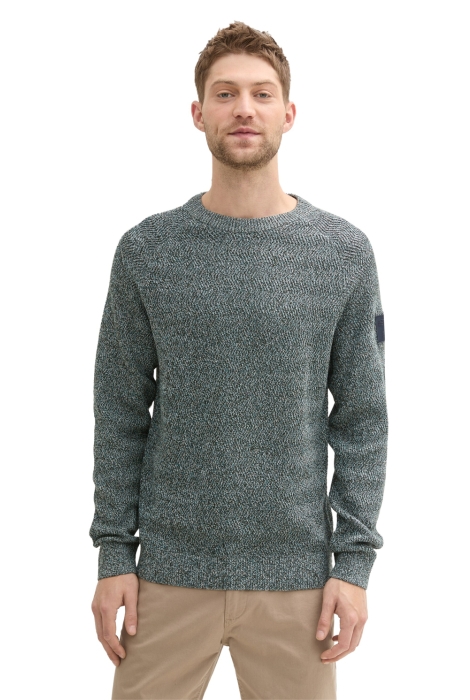 Tom Tailor multicolor crewneck knit