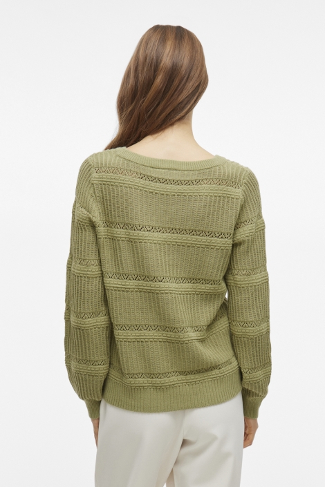 Vila vishimmi o-neck l/s knit top/r