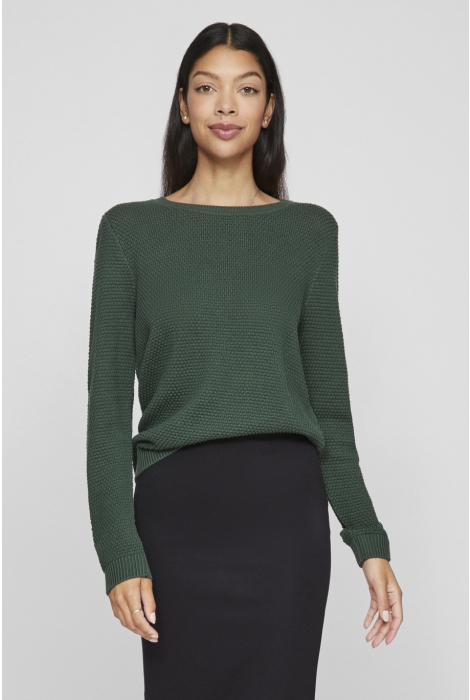 Vila vidalo o-neck l/s knit top- noos