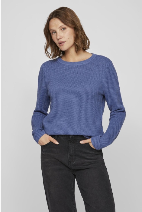 Vila vidalo o-neck l/s knit top- noos