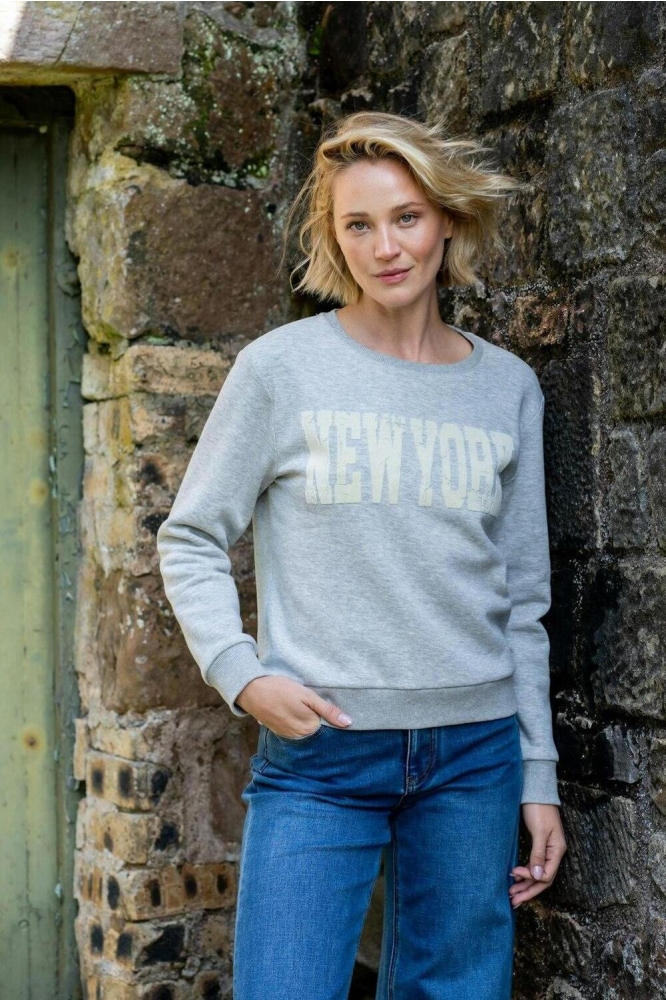 SWEATER NEW YORK 42609 41 Grey Melange