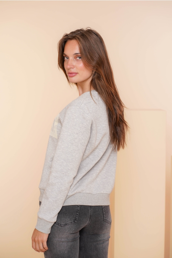 SWEATER NEW YORK 42609 41 Grey Melange