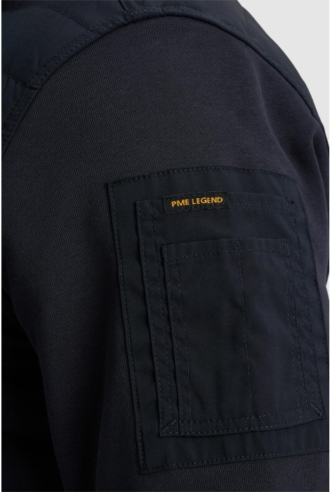 PME legend zip jacket hybrid sweat