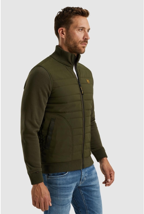 PME legend zip jacket hybrid sweat