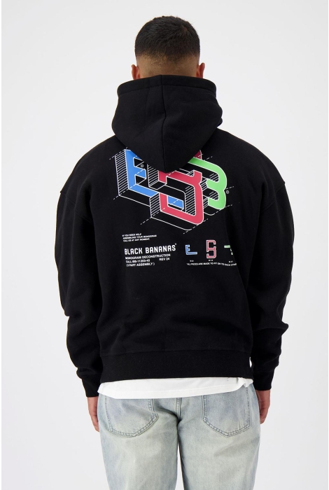 Black Bananas deconstruction hoody