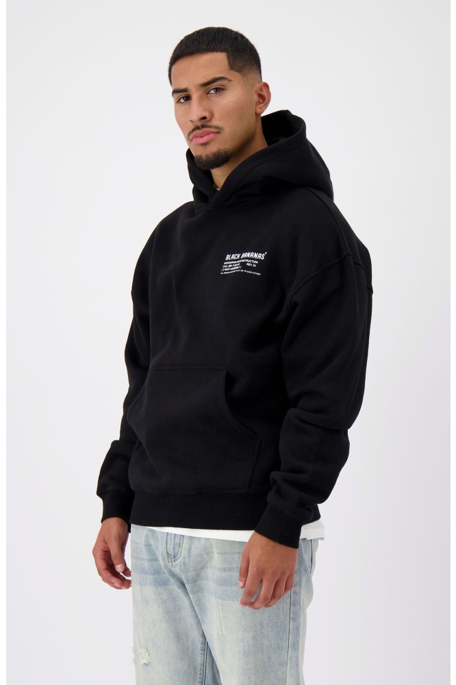 DECONSTRUCTION HOODY 1 224 2 11 BLACK