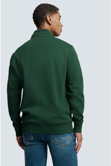 NO-EXCESS sweater full zipper twill jacquard