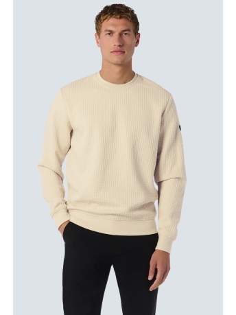 NO-EXCESS Trui SWEATER MET STRUCTUUR 25100908 122 CEMENT