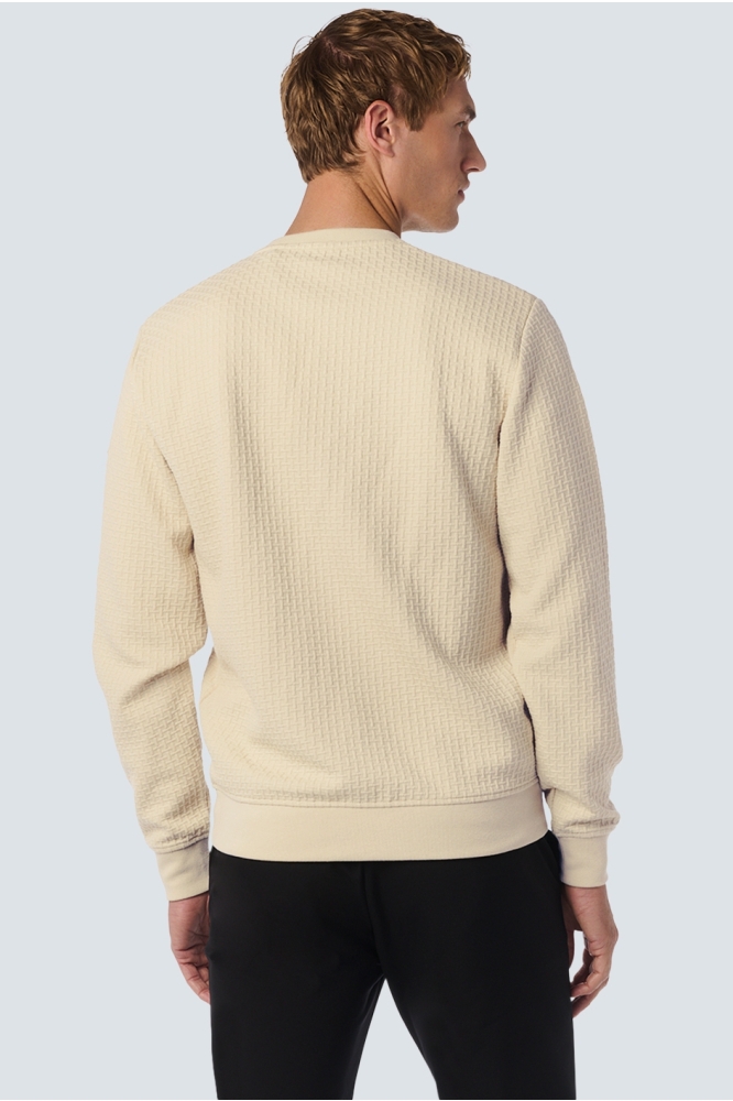 SWEATER MET STRUCTUUR 25100908 122 CEMENT