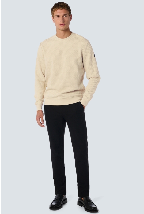 NO-EXCESS sweater crewneck double layer jacqu