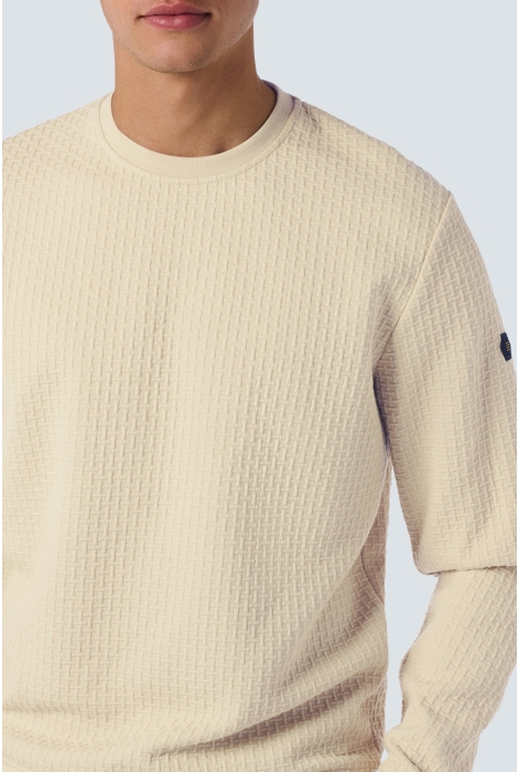 NO-EXCESS sweater crewneck double layer jacqu