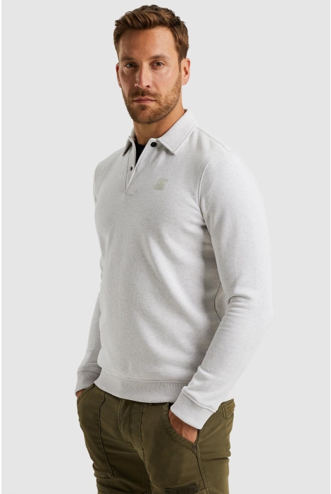 PME legend half button collar soft brushed fl