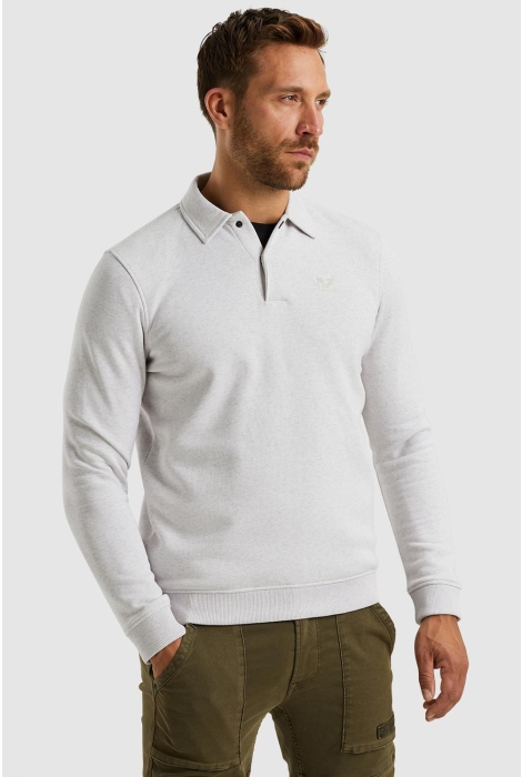 PME legend half button collar soft brushed fl