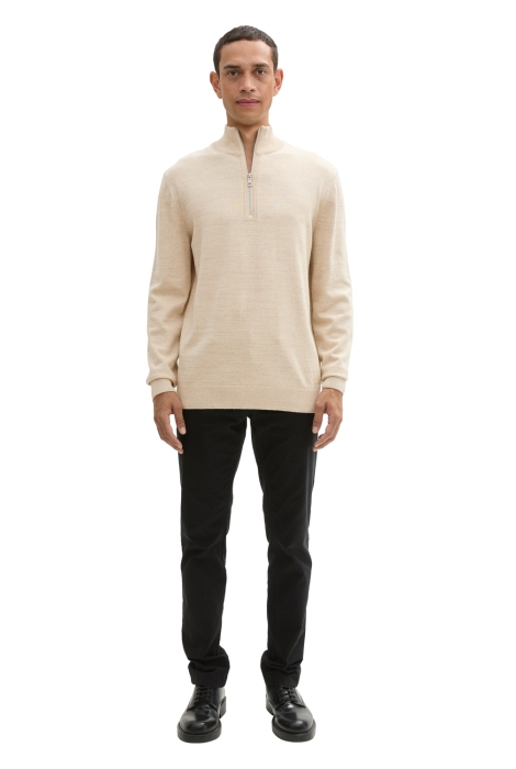 Tom Tailor twotone knit troyer