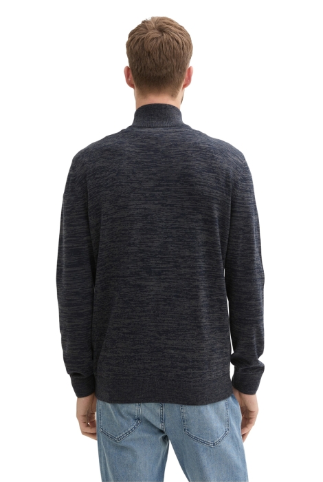 Tom Tailor twotone knit troyer