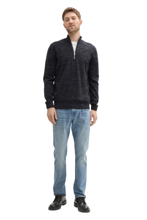 Tom Tailor twotone knit troyer