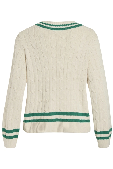 Vila visena l/s v-neck knit pullover