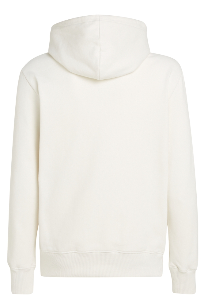 CHENILLE MONOLOGO HOODIE J30J326637 IVORY