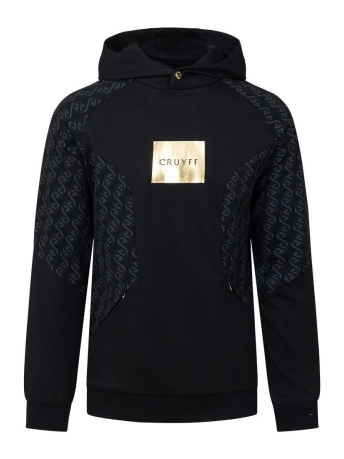 Cruyff Trui CHAIN REPEAT HOODIE CA233131 960 BLACK/GOLD